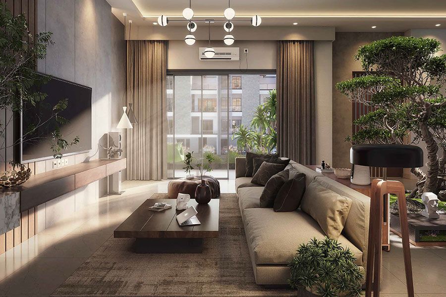 living room Sattva Springs