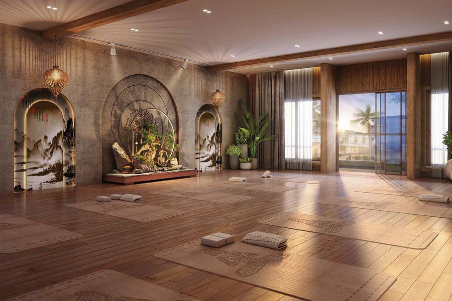 Yoga lounge Sattva Springs